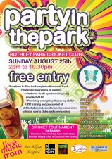 Support us at Rothley's Party In The Park