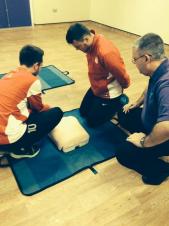 Young Academy footballers join the premier league of lifesavers