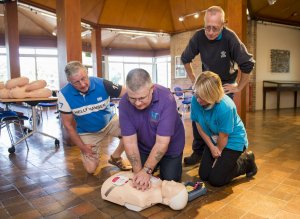LCC Parks Staff Get CPR Training & Learn How to Use an AED with Support from JHMT
