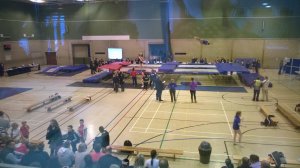 First ever Double Mini Trampoline and Trampoline East Midlands Regionals