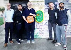 Defibrillator and training for St Matthews community marks SADS Awareness Week