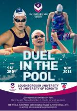 LOUGHBOROUGH 3 NOVEMBER 2018 DUAL IN THE POOL WITH THE UNIVERSITY OF TORONTO