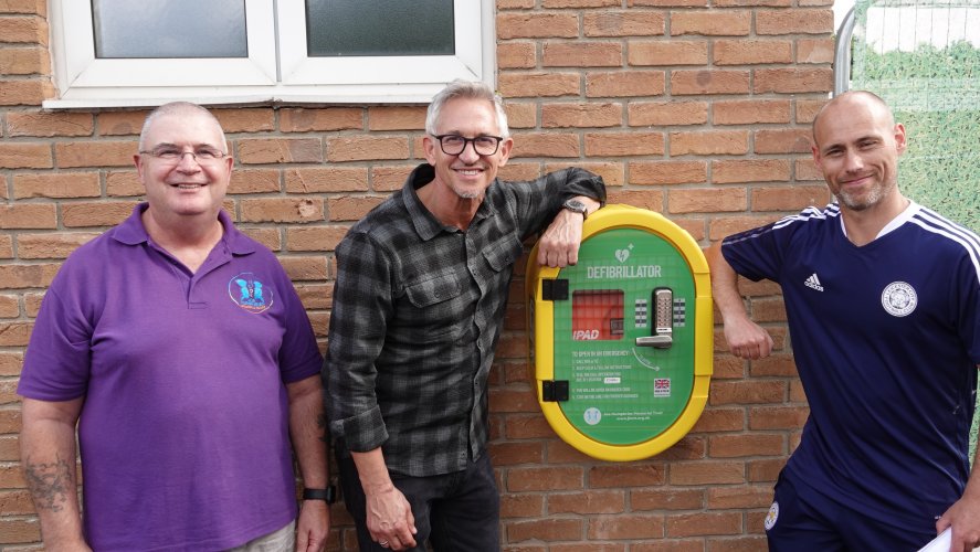New Defibrillator at New Parks Cruyff Sports Pitch  Creates Safer Environment For All