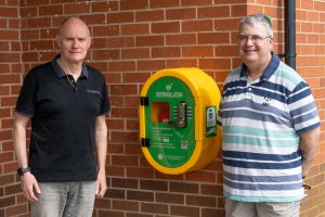 Gilmorton community gets extra peace of mind following successful fundraising efforts to site key lifesaving equipment at a local playing fields pavilion