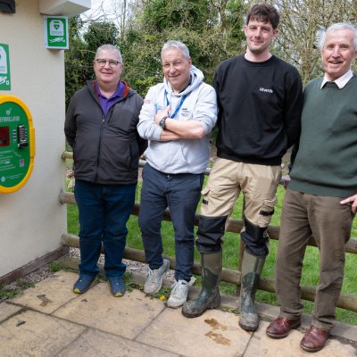 Life-saving defibrillator installed at the Outwoods